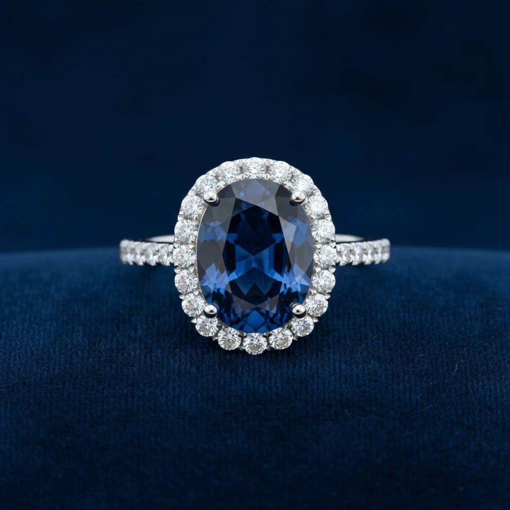 Bague Saphir Bleu